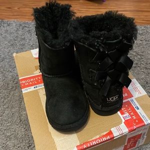 Kids Black Bailey Uggs
